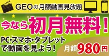 初月無料♪月額980円の見放題サービス!