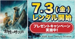 7月3日(金)レンタル開始『野性の呼び声』