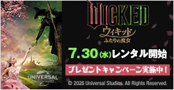 画像：7月30日(水)レンタル開始『ウィキッド ふたりの魔女』