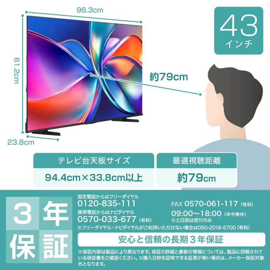 3年保証
