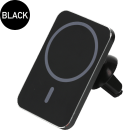 車載用マグネット対応 ワイヤレス充電スマホホルダー GRFD-SMSTX16BK 製品画像1