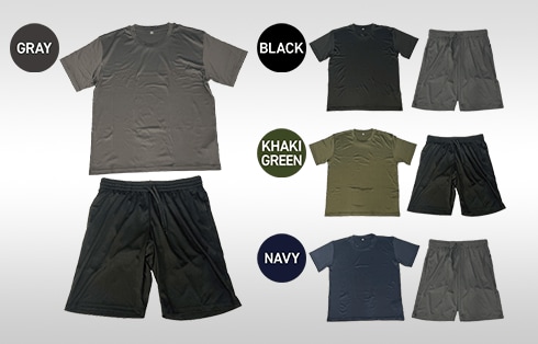 接触冷感ルームウェア上下セット　M・L・LL・3L各種 GRCF-CL26SS 製品画像01