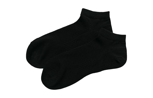 ＜メンズ＞冷感ショートソックス6足組 GRJLS-GMCSS6P26SS BK 製品画像03