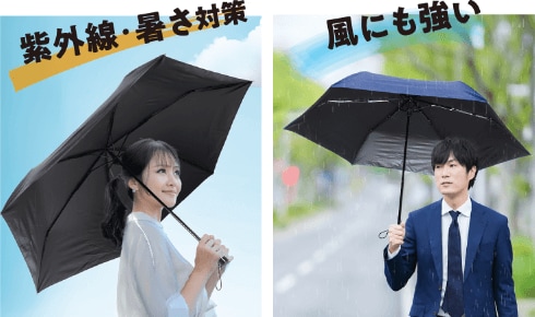 ユニセックス晴雨兼用耐風折り畳み傘 各色 GRFD-FDUU 製品情報1