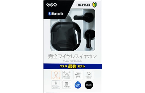 完全ワイヤレスイヤホン インナーイヤー型 QT41　各色 GRFD-TWS QT41 製品画像01