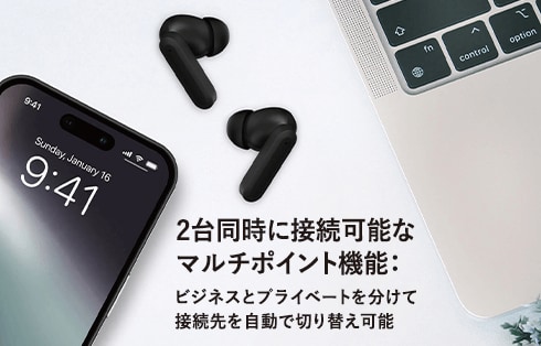 ANC完全ワイヤレスイヤホン A23Plus 各色 GROIT-TWS A23Plus 製品画像03