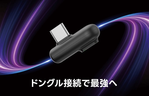 ワイヤレスレシーバー付き 完全ワイヤレスイヤホン GRSWT-TWS TS596B 製品画像03