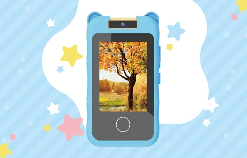 スマホ型キッズカメラ BM-SKC01 使用イメージ