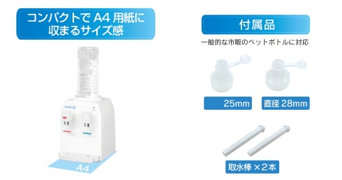 コンパクトウォーターサーバー GAQC-002 製品情報1