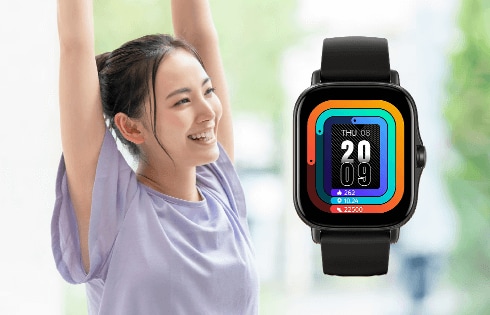 スマートウォッチ GOSWH13BKJP2 使用イメージ