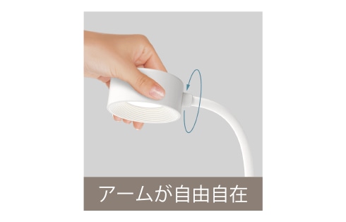 USB2WAY LEDクリップ＆デスクライト調光式　ホワイト GRYY2DCL 製品画像02