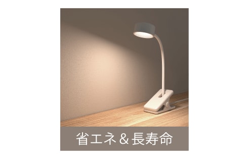 USB2WAY LEDクリップ＆デスクライト調光式　ホワイト GRYY2DCL 製品画像04