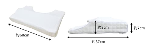 肩までささえる高反発ﾏｸﾗ GRCN-PLHMAF3760WH 製品情報2