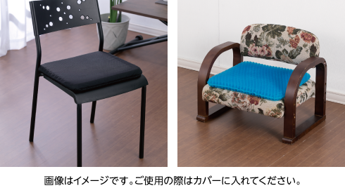 ゲルクッション　スクエアタイプ GRTC-GC 4237 BK 製品情報2