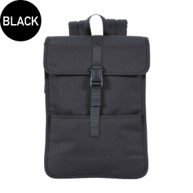 USBポート付きデイパック　フラットタイプ　14L GRELW-UDP54024 BK 製品画像1