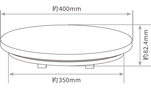 6畳調光LEDシーリングライト GRYY-CL6D40080 製品情報1