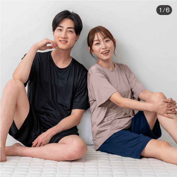 接触冷感ルームウェア上下セット 製品画像01