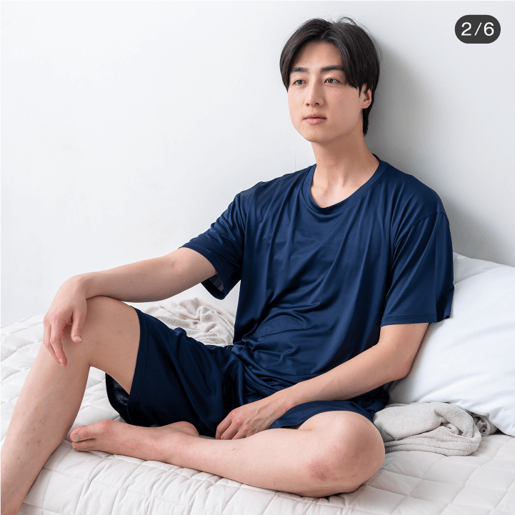 接触冷感ルームウェア上下セット 製品画像02