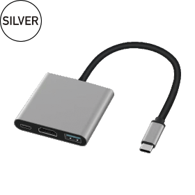 3in1 Type-Cﾄﾞｯｷﾝｸﾞｽﾃｰｼｮﾝ GO-HUB3in1-4 製品画像1