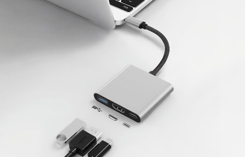 3in1 Type-Cドッキングステーション GO-HUB3in1-4 使用イメージ