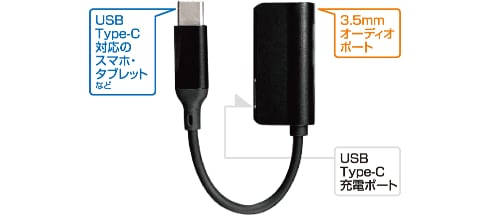 タイプCオーディオ変換アダプタ AD-022 製品情報2