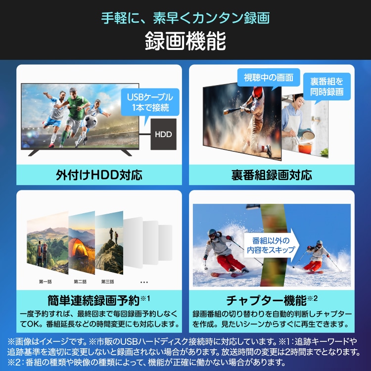 ハイセンス 4Kチューナー内蔵50V型液晶テレビ 50G21R - GEO Online