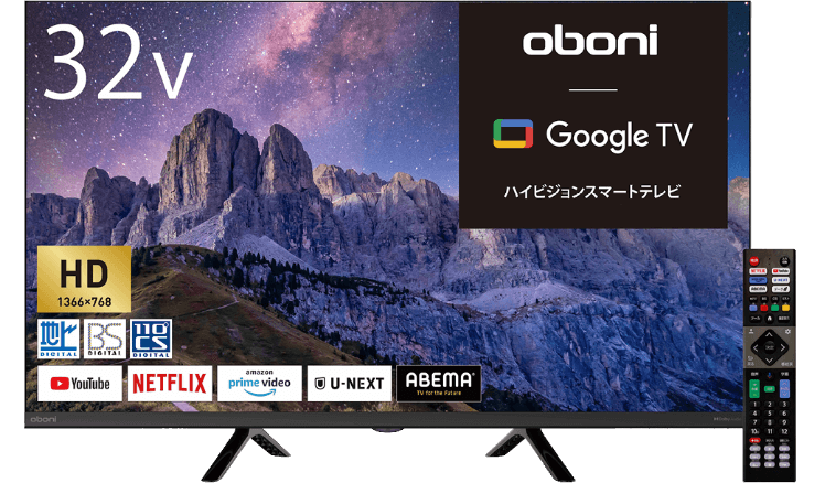 Oboni 32V型液晶スマートTV BLS32WD10C - GEO Online/ゲオオンライン