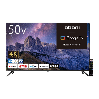 Oboni 50V型4K対応液晶スマートTV BLS50RD10C - GEO Online/ゲオオンライン