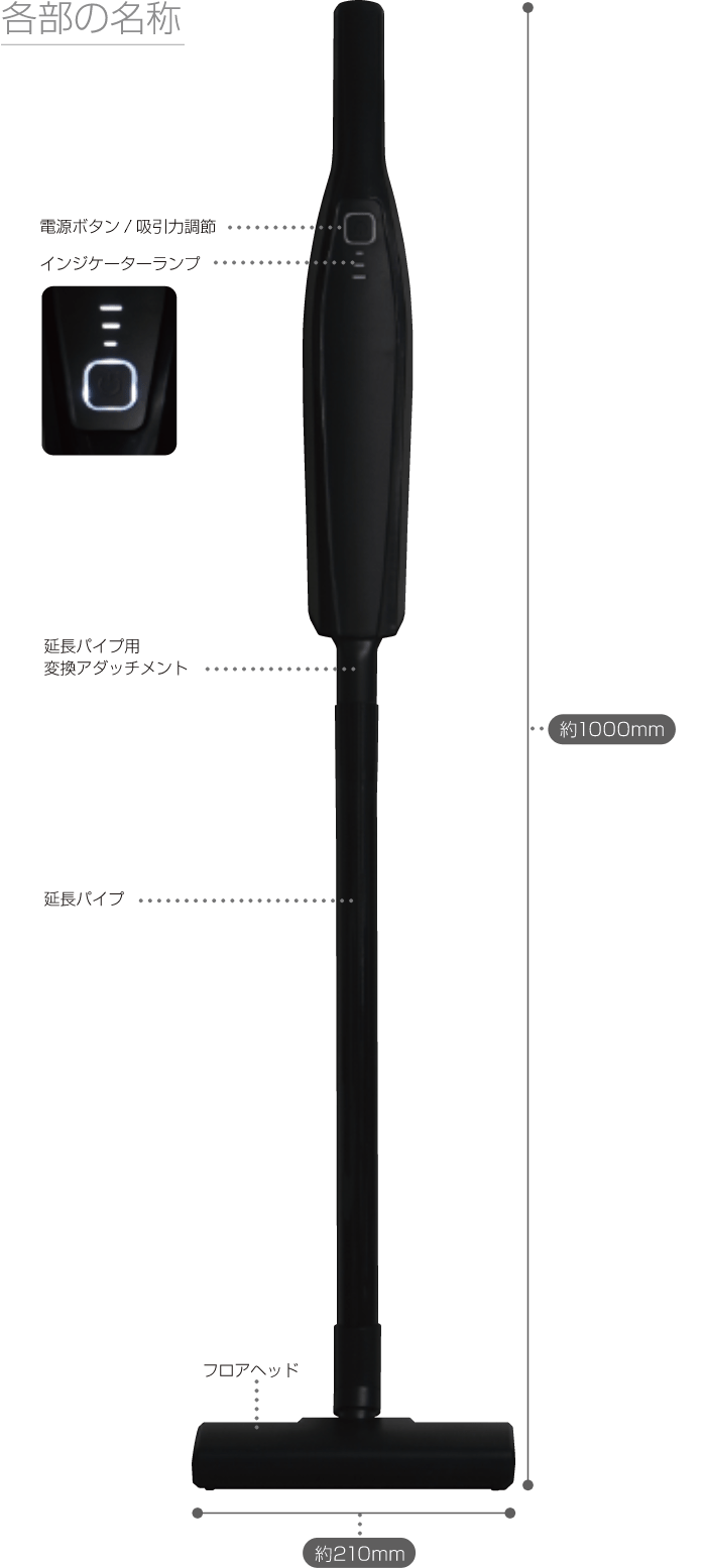 コードレス ハンディクリーナー TSCG-02 - GEO Online/ゲオオンライン