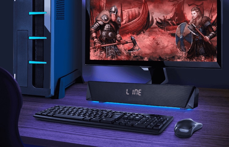 即日受渡❣️全国送料込去年購入LG29型ディスプレイゲーム機能、スピーカー搭載 ゲーミングバースピーカー GRND-GMSPKA26 BK - GEO Online/ゲオオンライン