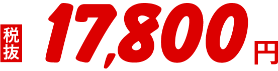 税抜 17,800円