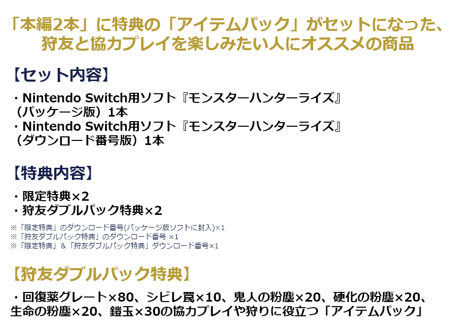 狩友ダブルパック(限定版)