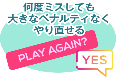 操作キャラクターのライフがゼロになる