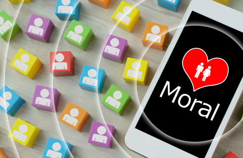 イメージ:「スマホを安全に使う方法」を身につけさせる