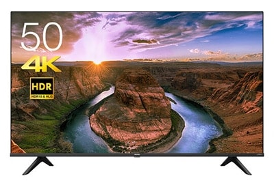 ハイセンス４Ｋチューナー内蔵/ＨＤＲ対応　５０Ｖ型液晶テレビ　５０Ｅ６５Ｇ