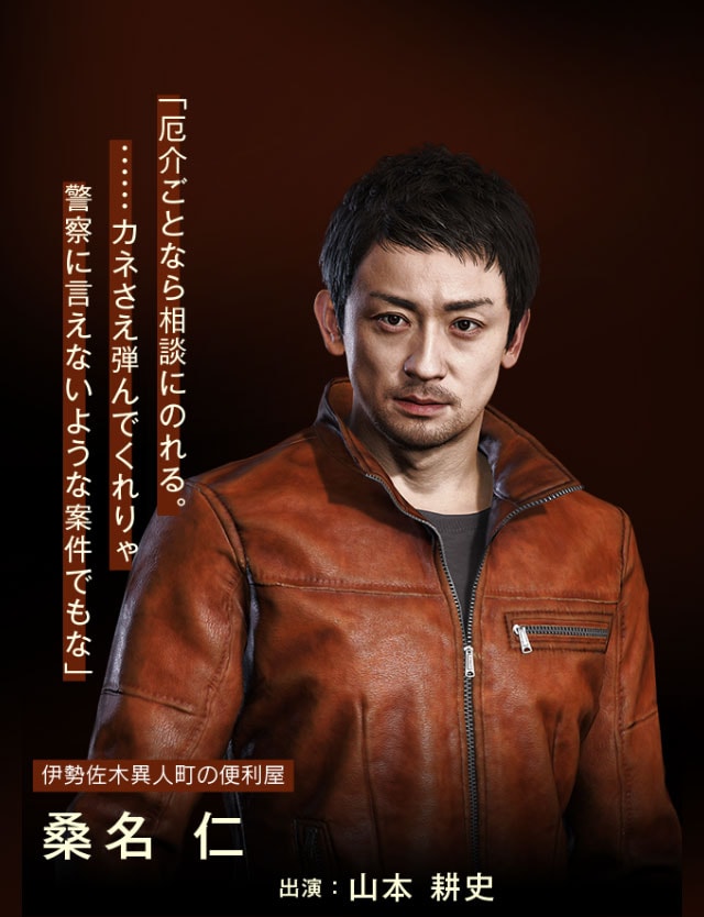 伊勢佐木異人町の便利屋 桑名 仁 出演:山本 耕史