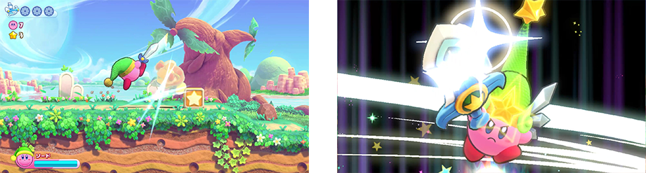 星のカービィ wii デラックス ゲーム画面1
