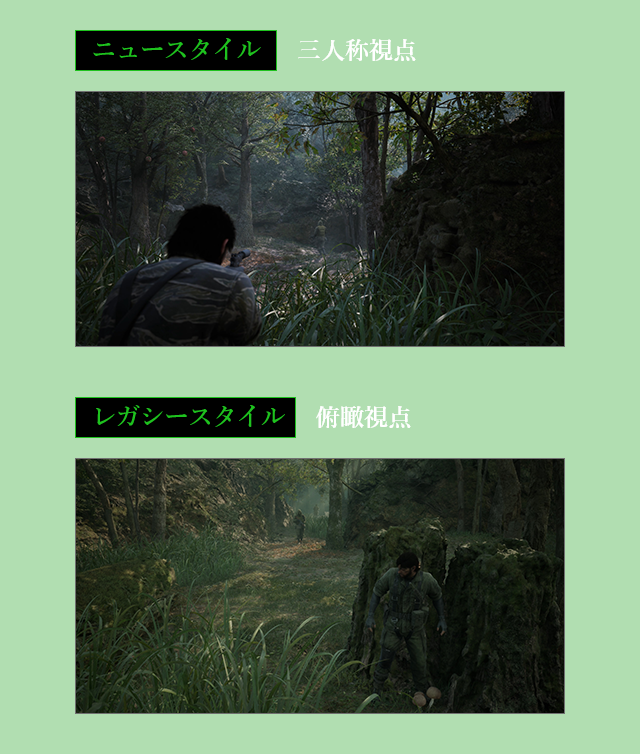 ニュースタイル/レガシースタイル
