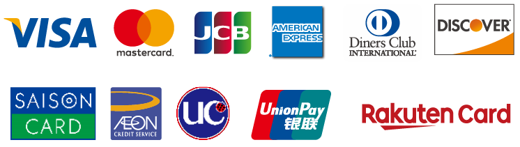 ご利用可能なクレジットカード