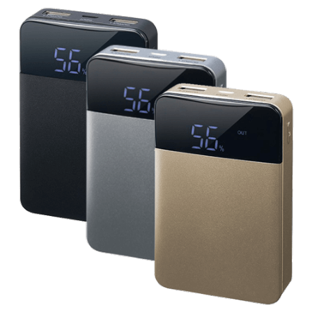 大容量 モバイルバッテリー 10000mAh(各色)