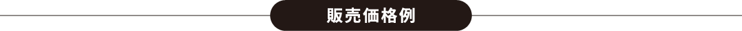 販売価格例