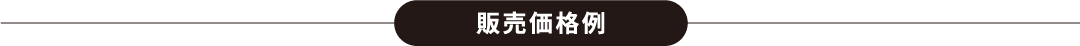 販売価格例