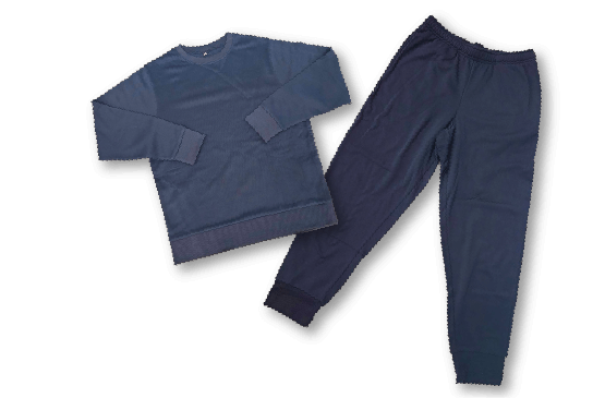 あったかスウェットセットアップ ライトネイビー×ネイビー