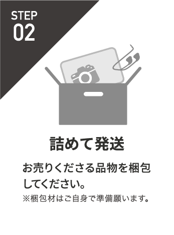 詰めて発送