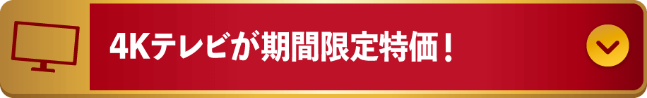 4Kテレビ・イヤホンが期間限定特価！