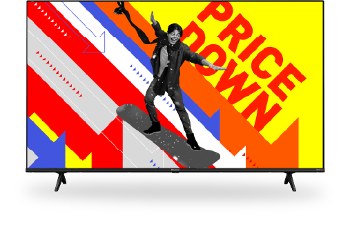 ハイセンス 4Kチューナー内蔵 / HDR対応50V型液晶テレビ 50E65K