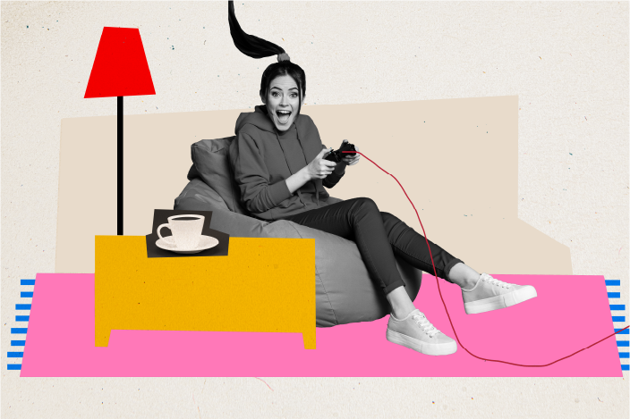 画像：低遅延モードで没入感MAX