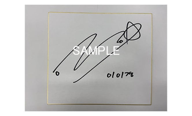 非売品 イ・イギョン 直筆サイン色紙