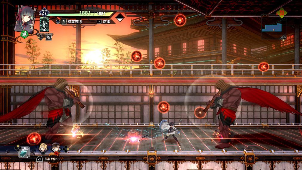 亰都ザナドゥ -桜花幻舞- ゲーム画面3