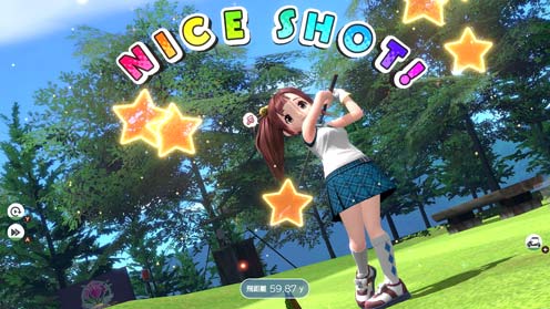 『みんなのGOLF WORLD予約受付中 ゲーム画面7